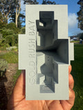 Miniature #41 Gray HO-Scale Rotwood Cottage House Victorian Mansion Nevermore Dollhouse Assembled
