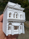 Gold Rush Bay HO-Scale Victorian Main Street China Closet White Train Layout 1:87 Assembled