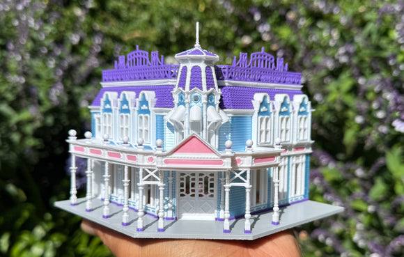 COLOR Miniature N-Scale Victorian World Main Street Emporium 3 Shop Assembled 1:160 by Gold Rush Bay