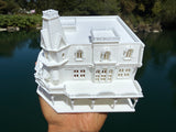 N-Scale Victorian World Main Street Casey’s Corner Miniature Architectural Model 5 inches