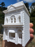 Gold Rush Bay N-Scale Victorian Main Street China Closet White Train Layout 1:160 Assembled