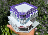 Miniature Victorian World Main Street Emporium 3-Shop Assembled by Gold Rush Bay