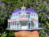 Miniature Victorian World Main Street Emporium 3-Shop Assembled by Gold Rush Bay