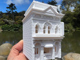 Gold Rush Bay HO-Scale Victorian Main Street China Closet White Train Layout 1:87 Assembled