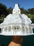 HO Scale Victorian Main Street World Casey’s Corner Corner Building 7 inches