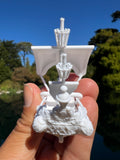 Miniature HO-Scale Peter Pan Hook Pirate Ship with Seating Theme Park