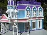 Miniature Victorian World Main Street Emporium 3-Shop Assembled by Gold Rush Bay