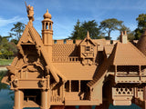 Small Miniature N-Scale Brown Wood color Geppetto’s Workshop Pinocchio Theme Park Attraction building 1/160