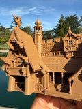 Small Miniature N-Scale Brown Wood color Geppetto’s Workshop Pinocchio Theme Park Attraction building 1/160