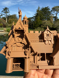 Miniature HO-Scale Brown color Geppetto’s Workshop Pinocchio Theme Park Attraction building 1/87