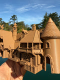 Miniature HO-Scale Brown color Geppetto’s Workshop Pinocchio Theme Park Attraction building 1/87