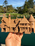 Miniature HO-Scale Brown color Geppetto’s Workshop Pinocchio Theme Park Attraction building 1/87