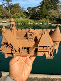 Miniature HO-Scale Brown color Geppetto’s Workshop Pinocchio Theme Park Attraction building 1/87