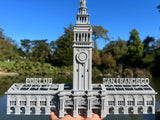 Port of SF N-Scale Miniature Ferry Building Train Station + Clock Tower Gray 1/160 by Gold Rush Bay