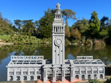 Port of SF N-Scale Miniature Ferry Building Train Station + Clock Tower Gray 1/160 by Gold Rush Bay