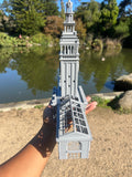 Port of SF N-Scale Miniature Ferry Building Train Station + Clock Tower Gray 1/160 by Gold Rush Bay