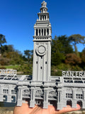 Port of SF N-Scale Miniature Ferry Building Train Station + Clock Tower Gray 1/160 by Gold Rush Bay