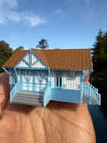 Miniature COLOR HO-Scale Stars Hollow Miss Patty’s Ballet School Barn Built Assembled 1/87 Scale