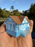 Miniature COLOR HO-Scale Stars Hollow Miss Patty’s Ballet School Barn Built Assembled 1/87 Scale