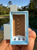 Miniature COLOR HO-Scale Stars Hollow Miss Patty’s Ballet School Barn Built Assembled 1/87 Scale