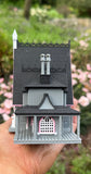 Miniature #41 COLOR HO-Scale Rotwood Cottage House Victorian Mansion Nevermore Dollhouse Assembled