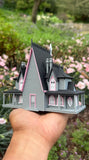 Miniature #41 COLOR HO-Scale Rotwood Cottage House Victorian Mansion Nevermore Dollhouse Assembled