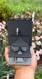 Miniature #41 COLOR HO-Scale Rotwood Cottage House Victorian Mansion Nevermore Dollhouse Assembled