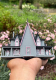 Miniature #41 COLOR HO-Scale Rotwood Cottage House Victorian Mansion Nevermore Dollhouse Assembled