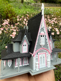 Miniature #41 COLOR N-Scale Rotwood Cottage House Victorian Mansion Nevermore Dollhouse Assembled