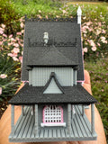 Miniature #41 COLOR N-Scale Rotwood Cottage House Victorian Mansion Nevermore Dollhouse Assembled