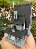 Miniature #41 COLOR N-Scale Rotwood Cottage House Victorian Mansion Nevermore Dollhouse Assembled