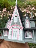 Miniature #41 COLOR N-Scale Rotwood Cottage House Victorian Mansion Nevermore Dollhouse Assembled
