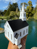 Small Miniature COLOR N-Scale Stars Hollow Church Victorian Built Assembled
