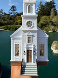 Small Miniature COLOR N-Scale Stars Hollow Church Victorian Built Assembled