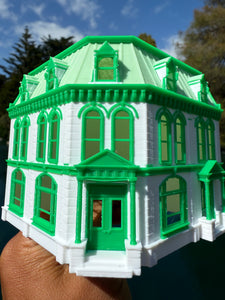 Small Miniature COLOR N-Scale Stars Hollow Library Gilmore Girls Victorian 1:160