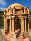 Brown Gold Rush Bay miniature San Francisco Palace of Fine Arts N-Scale 1:150 Assembled