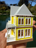 Small COLOR Miniature N-Scale Stars Hollow Dean’s House Gilmore Girls Victorian 1:160