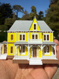 Small COLOR Miniature N-Scale Stars Hollow Dean’s House Gilmore Girls Victorian 1:160