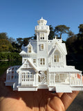 Opening Miniature N-Scale Practical Magic Victorian House Assembled with Hinge
