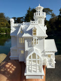 Opening Miniature N-Scale Practical Magic Victorian House Assembled with Hinge