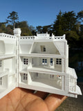 Opening Miniature N-Scale Practical Magic Victorian House Assembled with Hinge