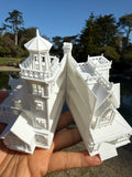 Opening Miniature N-Scale Practical Magic Victorian House Assembled with Hinge