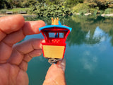 Small COLOR Miniature N-Scale Casey Circua Locomotive Theme Park Ride Built w/Seating