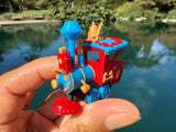 Small COLOR Miniature N-Scale Casey Circua Locomotive Theme Park Ride Built w/Seating