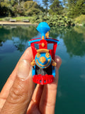 COLOR Miniature HO-Scale Casey Circus Locomotive Theme Park Ride Built w/Seating