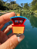 COLOR Miniature HO-Scale Casey Circus Locomotive Theme Park Ride Built w/Seating