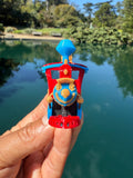 COLOR Miniature HO-Scale Casey Circus Locomotive Theme Park Ride Built w/Seating