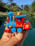 COLOR Miniature HO-Scale Casey Circus Locomotive Theme Park Ride Built w/Seating