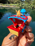 COLOR Miniature HO-Scale Casey Circus Locomotive Theme Park Ride Built w/Seating