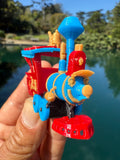 COLOR Miniature HO-Scale Casey Circus Locomotive Theme Park Ride Built w/Seating